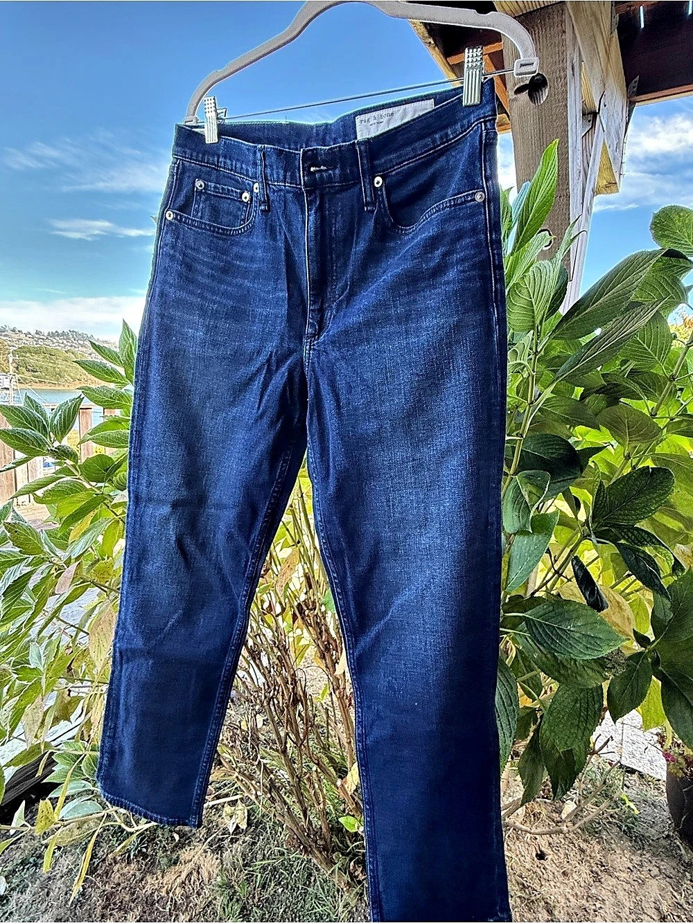 ✨ NWT Rag & Bone Casey High-Rise Ankle Flare Jeans Cindy Wash  Women’s 30